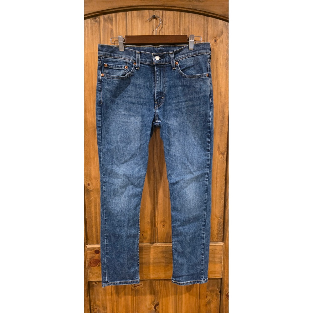 Levi's 511 Slim Fit Jeans Mens 32x29 Blue Excellent Medium Wash Denim Pants
